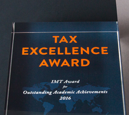IMT Tax Excellence Award 2016